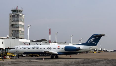 Černá Hora - doprava - letadlo