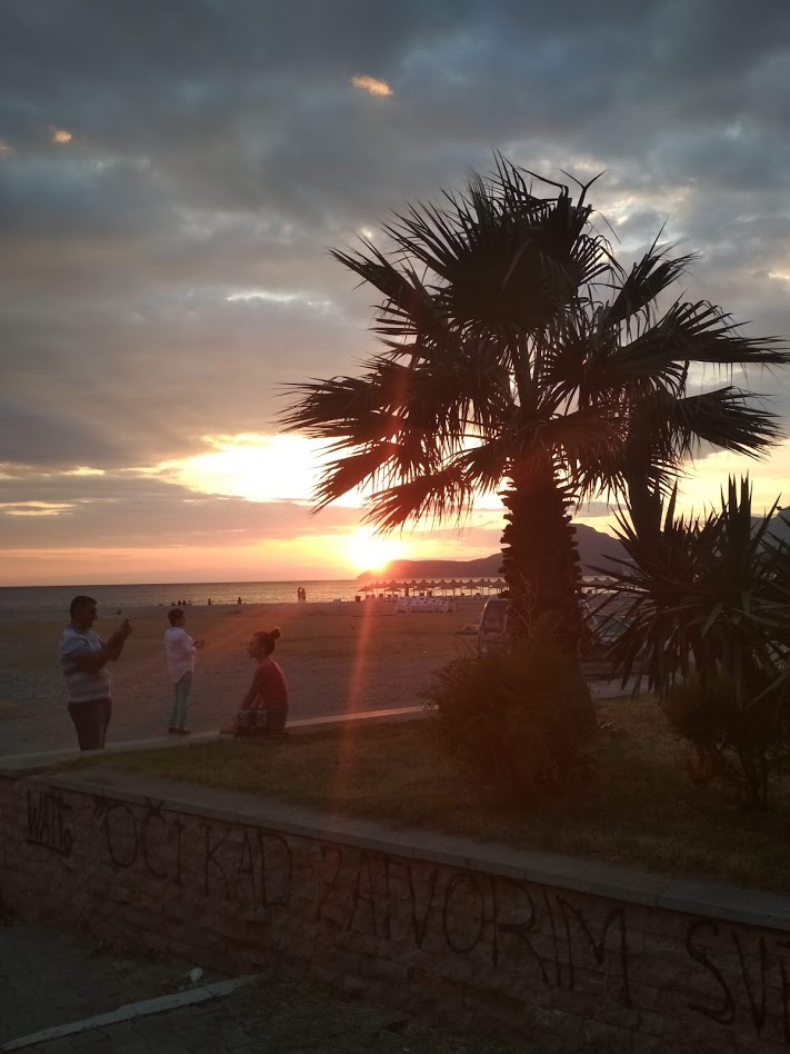 Černá hora - Bar - západ slunce